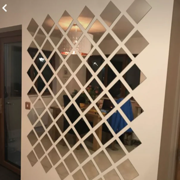 3D Crystals Acrylic Mirrors
