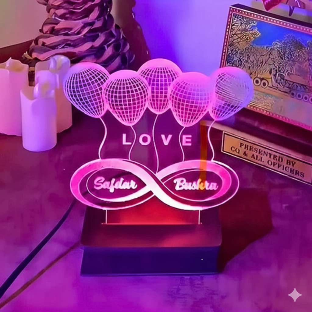 5 Baloon Customised Lamp