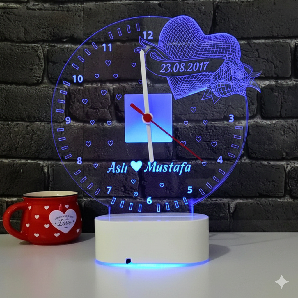 3D Illusion Customised Clock