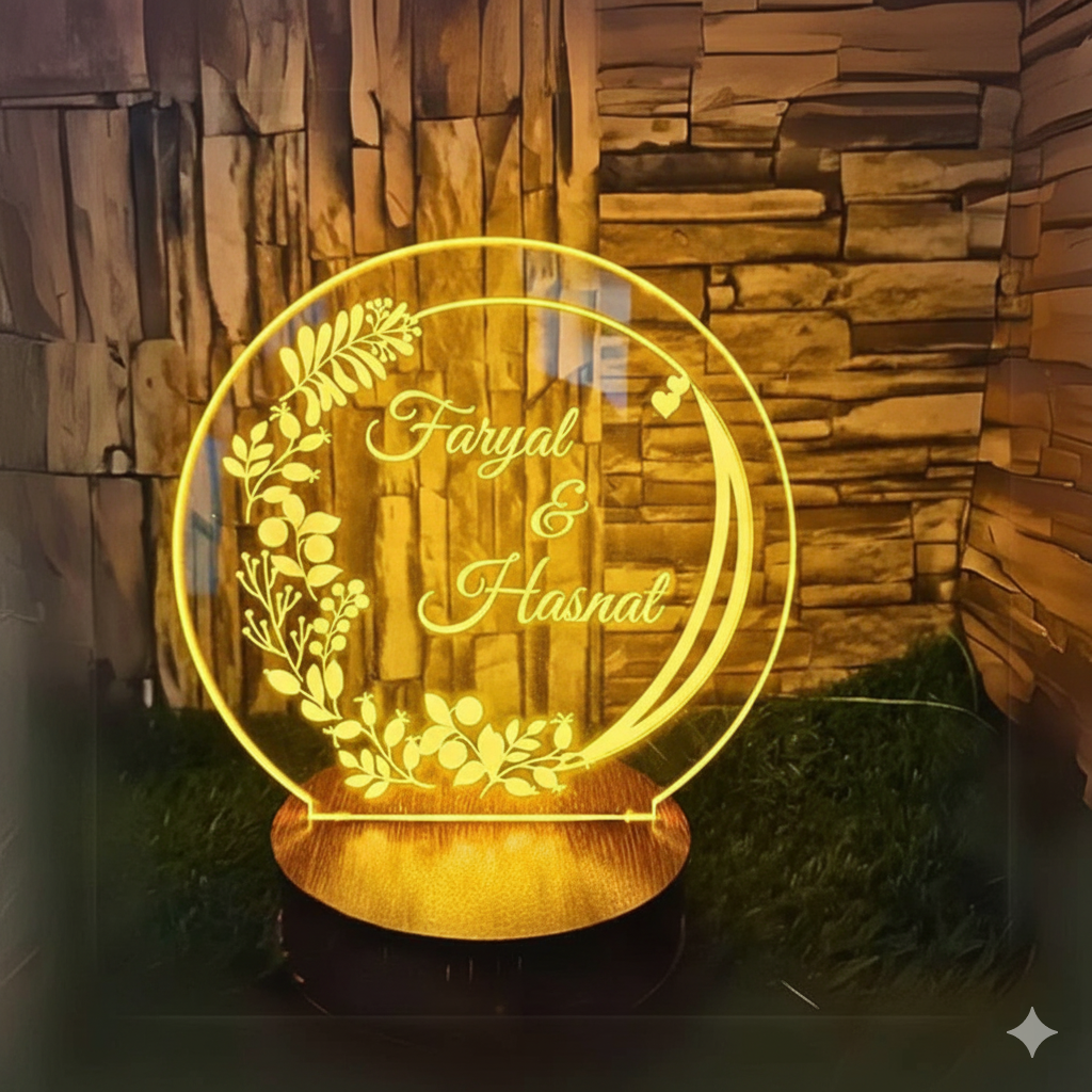 Stylish Customised 3D illusion Lamp